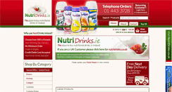 Desktop Screenshot of nutridrinks.ie